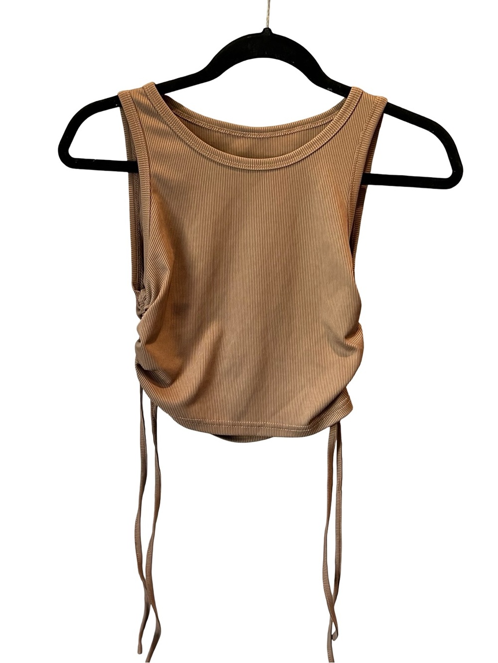 Shein tan ribbed tank top